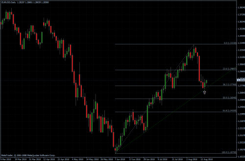 EURUSD 17.08.10 - daily