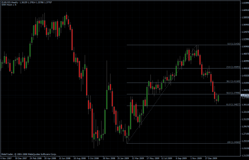 EURUSD 17.02.10 - weekly