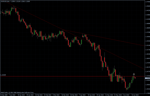 EURUSD 17.06.10 - daily